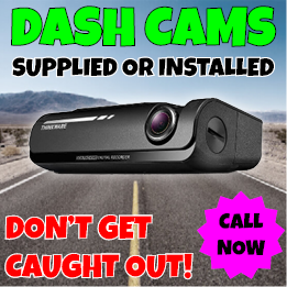 Dash Cameras supplied and installed
