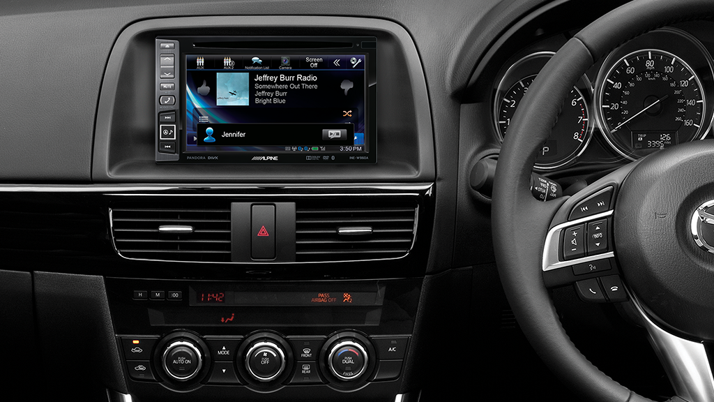 Alpine Mazda Cx 5 Perfect Fit Ine W960a 6 1 Dvd Usb Mp3 Wma c Divx Bluetooth Navigation Station Monster Car Audio